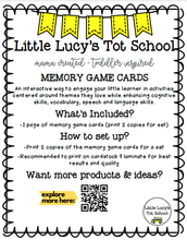 Load image into Gallery viewer, Memory Game Cards DIGITAL SEASONAL BUNDLE