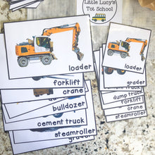 Load image into Gallery viewer, Construction Tot School Bundle