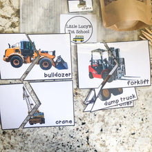 Load image into Gallery viewer, Construction Tot School Bundle