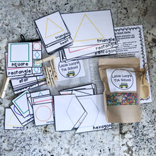 Load image into Gallery viewer, Shapes Tot School Bundle