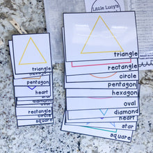 Load image into Gallery viewer, Shapes Tot School Bundle