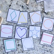 Load image into Gallery viewer, Shapes Tot School Bundle