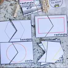 Load image into Gallery viewer, Shapes Tot School Bundle