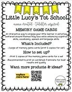 Memory Game Cards DIGITAL SCHOOL BUNDLE
