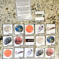 Space Memory Game Cards